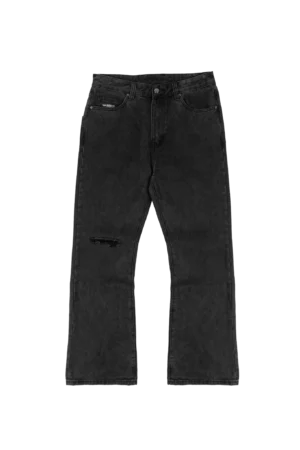 CRYPTYC - Pantalon noir coupe droite